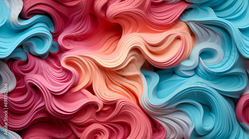 Abstract swirl wave seamles...