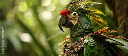 Maluku's Parrot King from Indonesia. photo