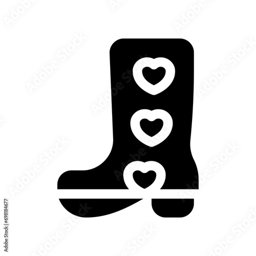 wellies glyph icon