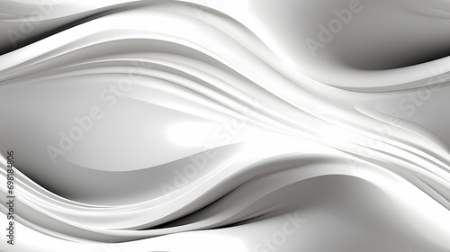 White light interior seamless background, line wave wall in a retro style © bravissimos