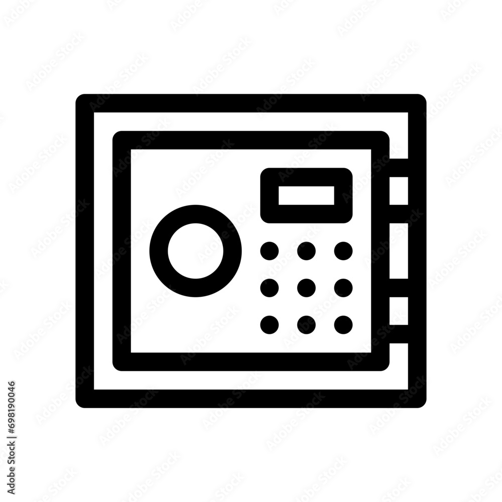 safe box line icon safe box line icon