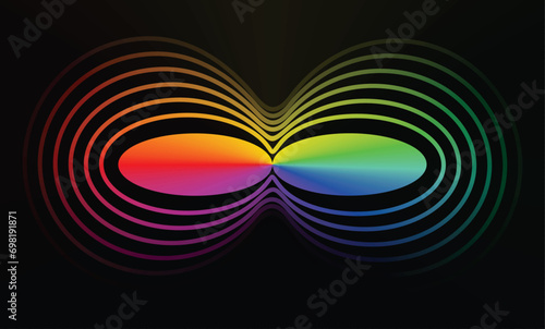 Colorful scheme background. vector illustration