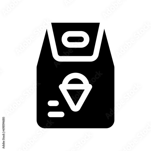 take away glyph icon