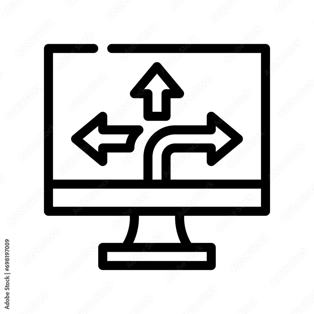 flexible line icon flexible line icon