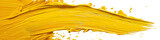 Stroke of yellow on transparent background PNG