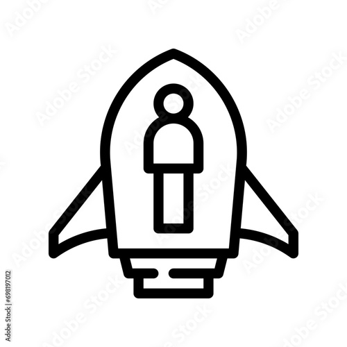 motivation line icon