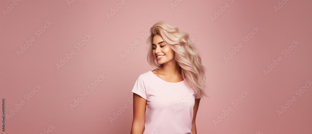 portrait of a happy smiling young blonde woman portrait of a happy smiling young blonde woman