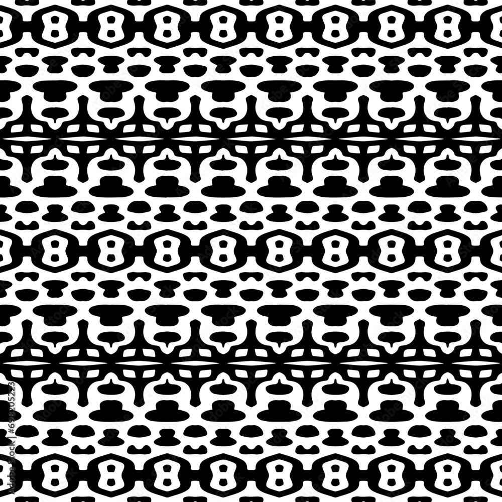 Abstract Shapes.Vector seamless black and white pattern.Design element for prints, decoration, cover, textile, digital wallpaper, web background, wrapping paper, clothing, fabric, packaging, cards. Abstract Shapes.Vector seamless black and white pattern.Design element for prints, decoration, cover, textile, digital wallpaper, web background, wrapping paper, clothing, fabric, packaging, cards.
