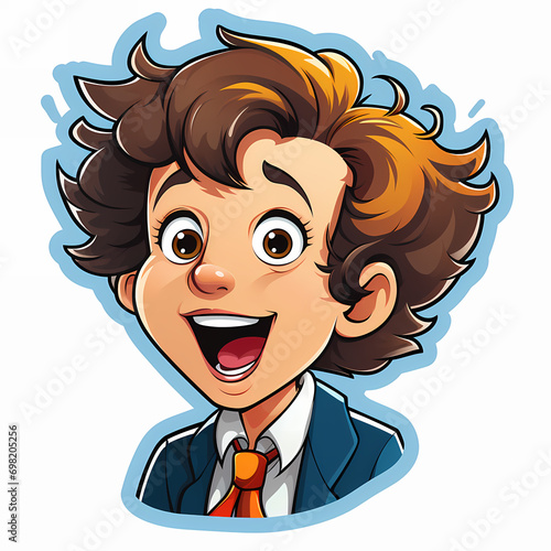 Wow pop art boy. little sur...