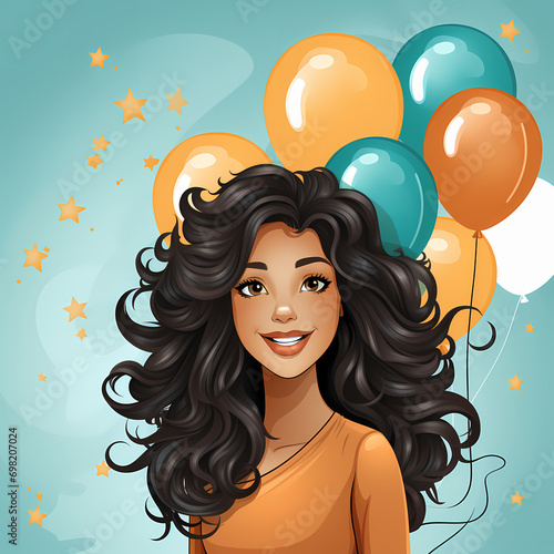 Smiling Woman Having a Birt...