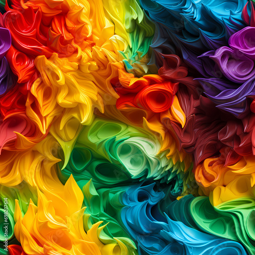 Abstract festive colorful b...
