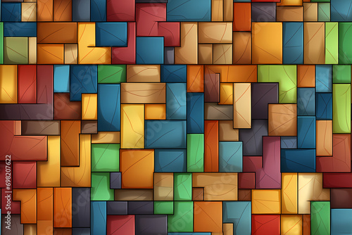 Abstract festive colorful b...