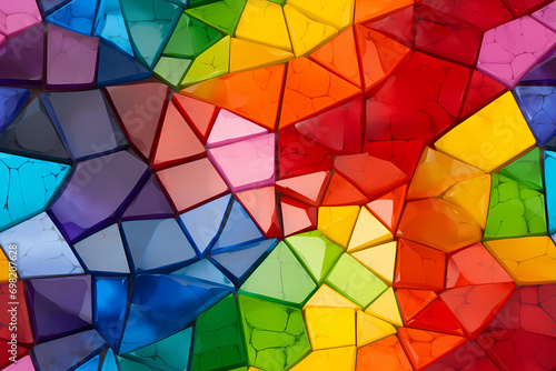 Abstract festive colorful b...