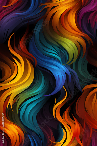 Abstract festive colorful b...