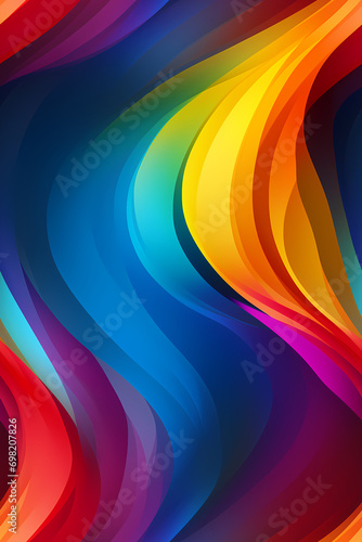 Abstract festive colorful background, Bright rainbow flag pattern, gay lesbia...