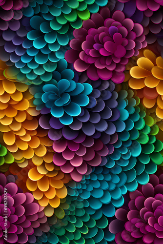 Abstract festive colorful b...