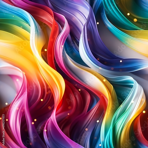 Abstract festive colorful b...