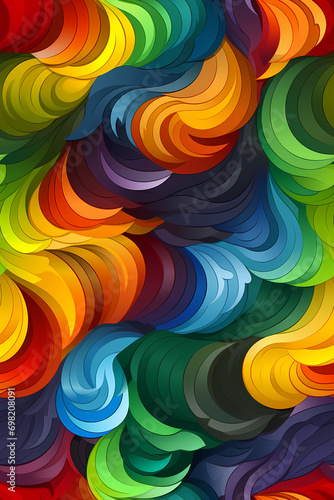 Abstract festive colorful b...