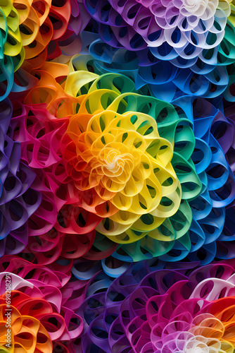 Abstract festive colorful b...