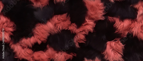 Volumetric fur red heart ba...