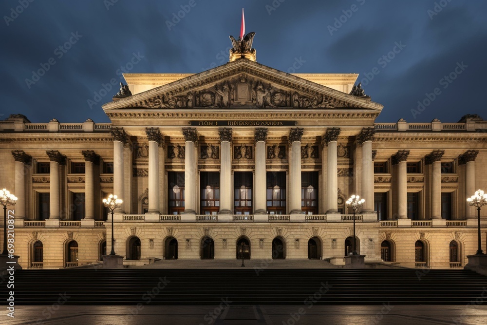 French parliament upper house. Generative AI
