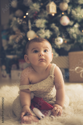 Cute Baby Christmas Tree