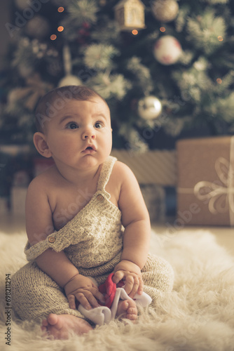 Cute Baby Christmas Tree