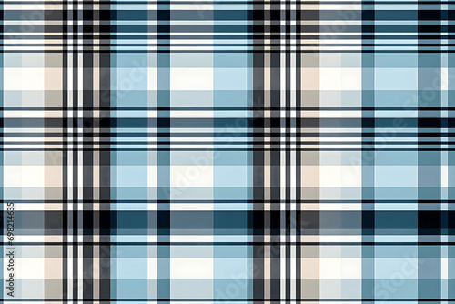 Blue white plaid pattern se...