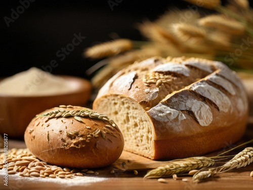 From wheat grains to fragrant bread: photos of wheat, flour and delicious bread