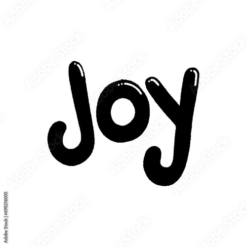 svg words christmas & happy new year doodle element