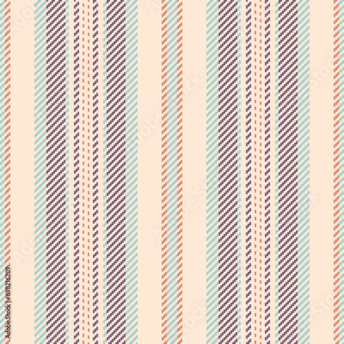 Texture textile vector of fabric seamless pattern with a lines vertical stripe background.