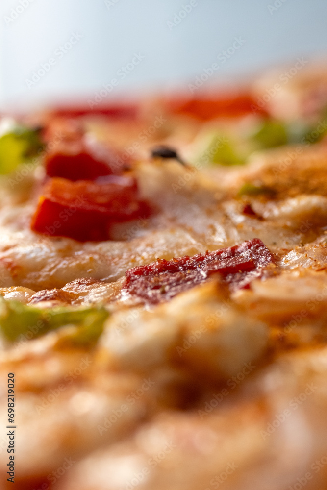 close up of pizza close up of pizza