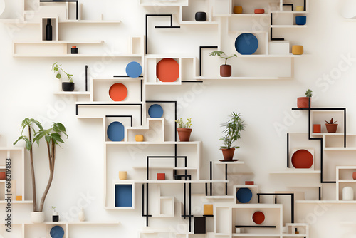 Wooden bauhaus modern seaml...