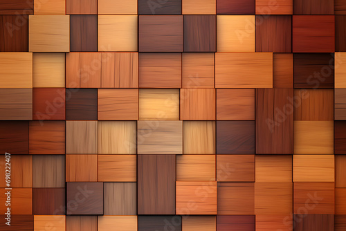Wooden bauhaus modern cube ...
