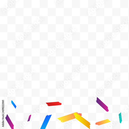 Falling Dust Celebration Vector Transparent