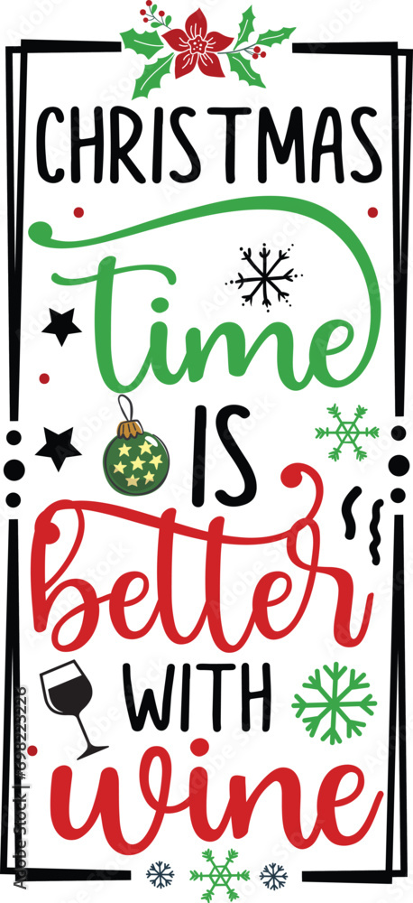 Christmas wine glass quotes