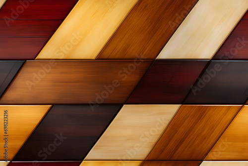 Wooden bauhaus modern seaml...