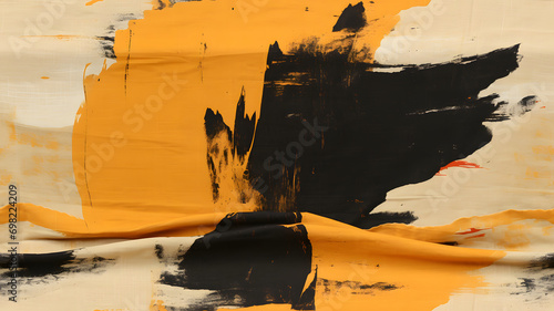 Colorful abstract oil paint...