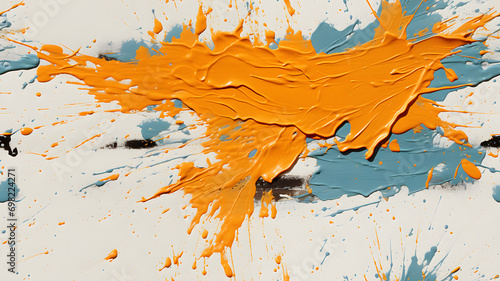 Colorful abstract oil paint...