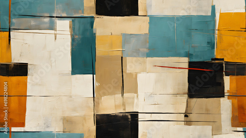 Colorful abstract oil paint...