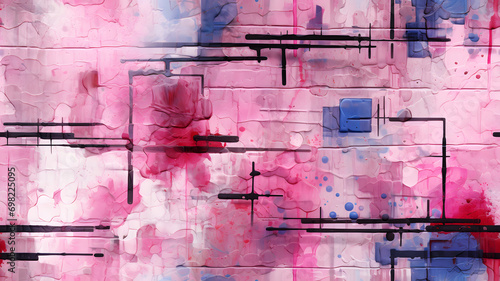 Colorful abstract oil painting art background in expressionism style. Texture...