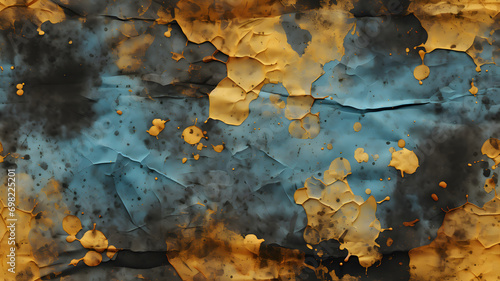 Colorful abstract oil paint...