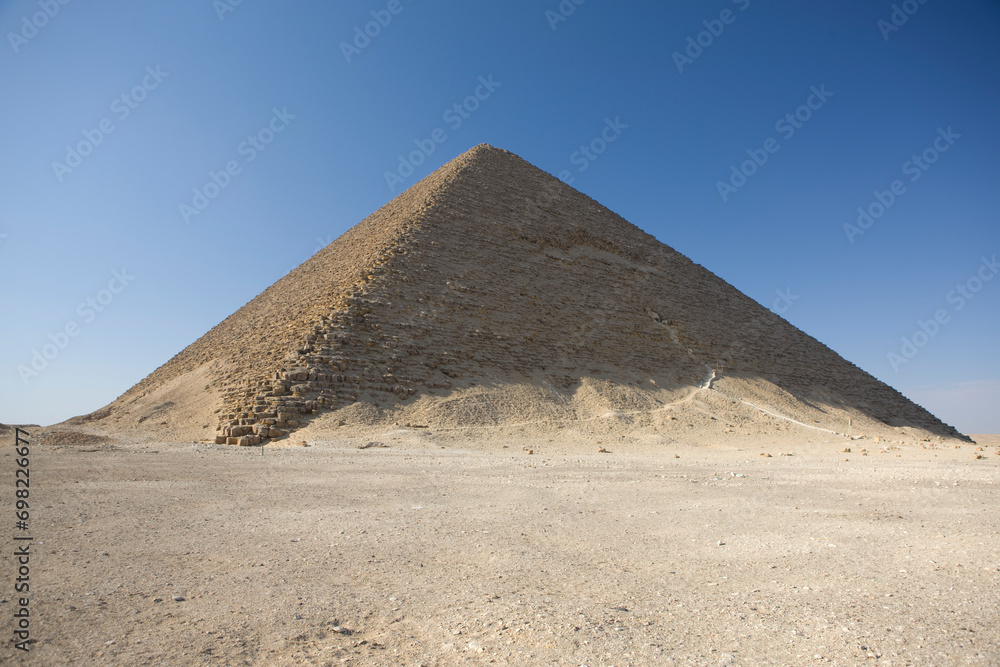Egypt Dahshur red pyramid on a sunny autumn day Egypt Dahshur red pyramid on a sunny autumn day