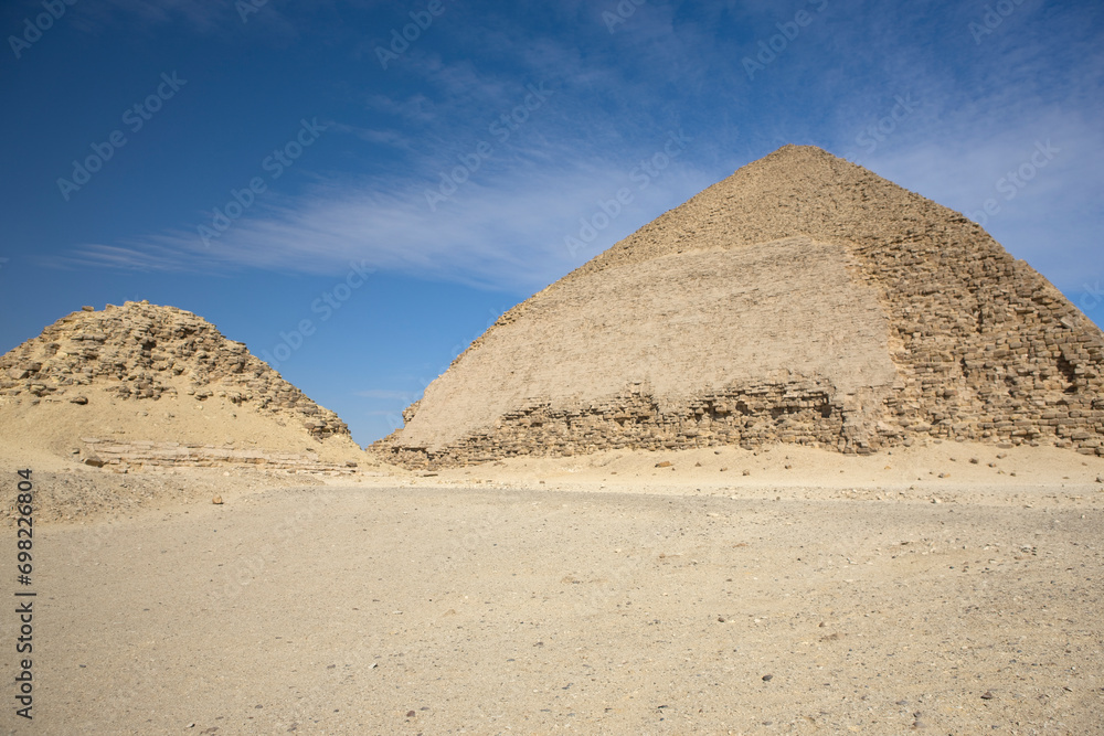 Egypt Dahshur broken pyramid on a sunny autumn day Egypt Dahshur broken pyramid on a sunny autumn day