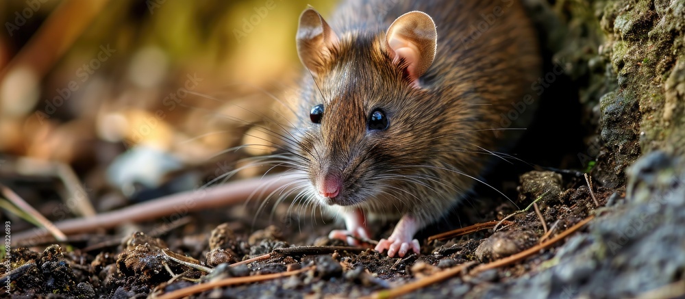 Rattus norvegicus, also known as Brown or Norway Rat. Rattus norvegicus, also known as Brown or Norway Rat.