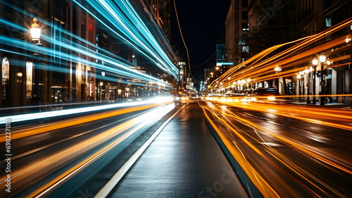 Abstract blurred colorful l...