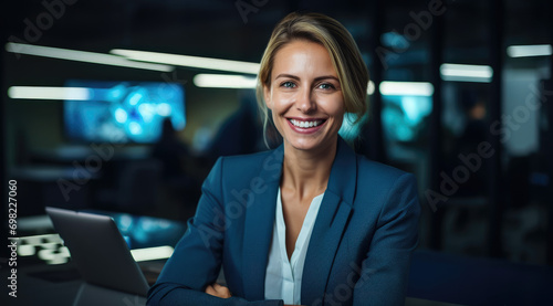 portrait of a beautiful confident businesswoman in her office