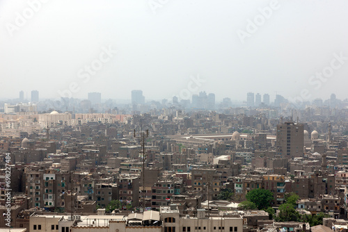 Egypt Cairo city view on a sunny autumn day