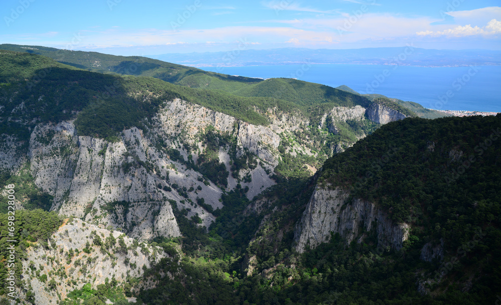 Sahindere Canyon in Altinoluk, Balikesir, Turkey. Sahindere Canyon in Altinoluk, Balikesir, Turkey.