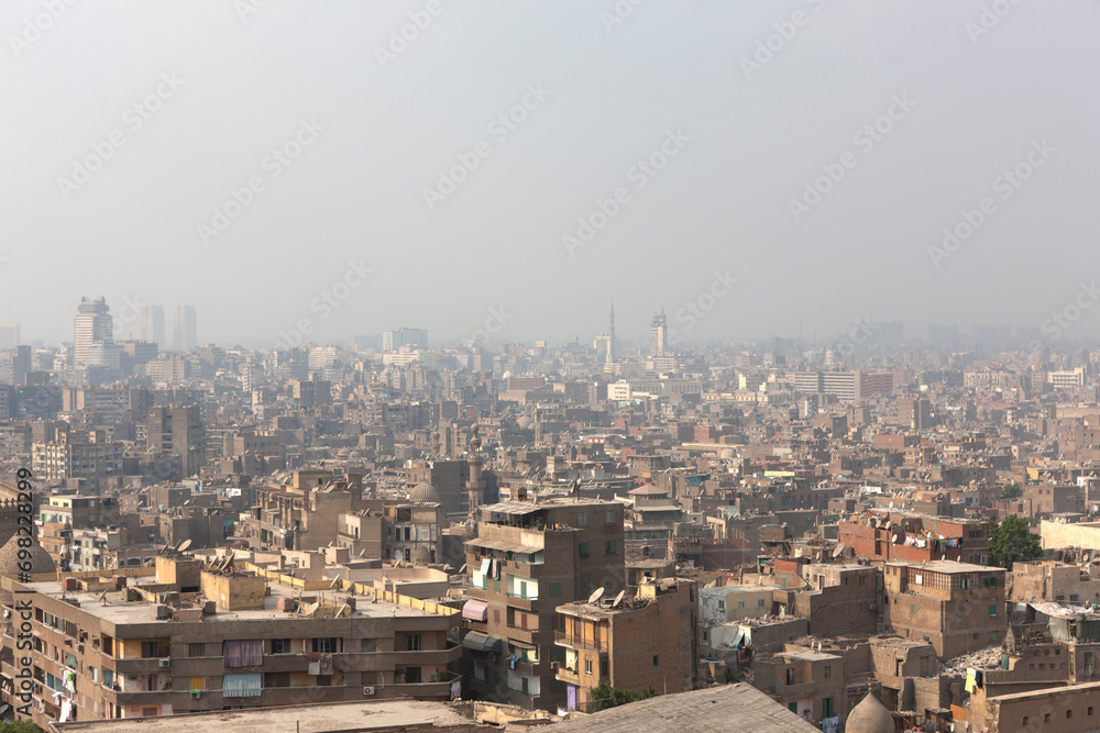 Egypt Cairo city view on a sunny autumn day